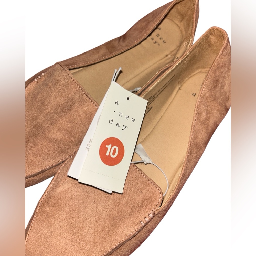 a new day Tan Suede Flats - Picture 4 of 4